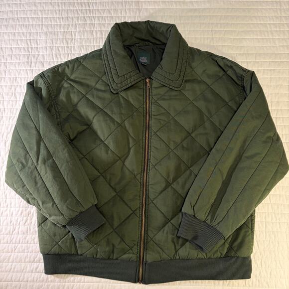 Wild Fable Women's Olive Quilted Bomber Jacket, size Medium - Picture 1 of 7
